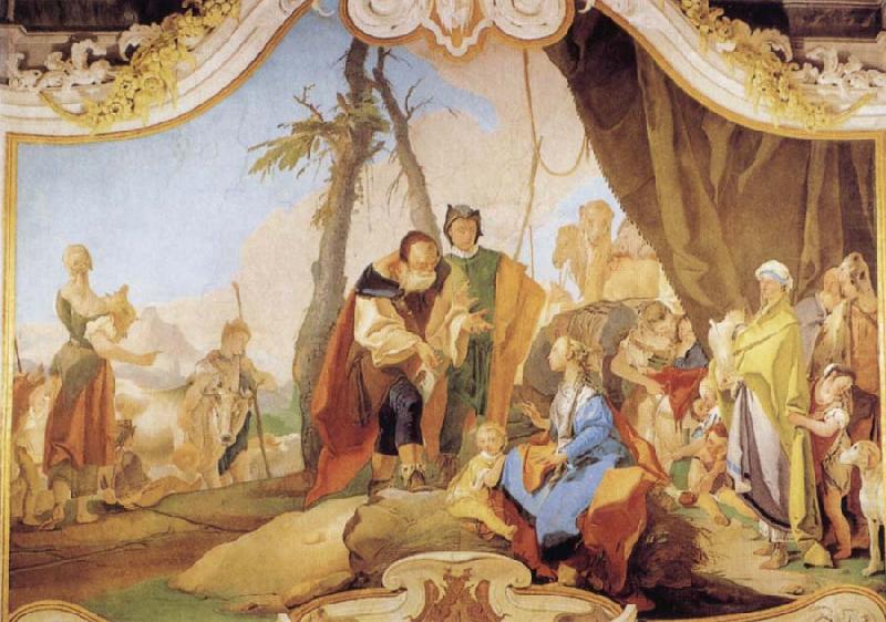 Giovanni Battista Tiepolo Rachel Hiding the Idols from her Father Laban china oil painting image